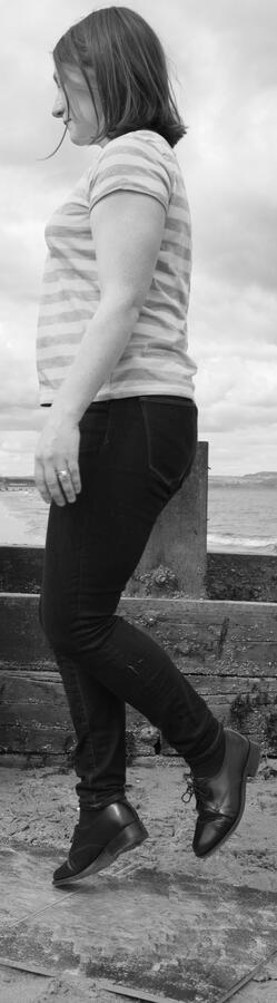 Alison Carlyle stepdancing