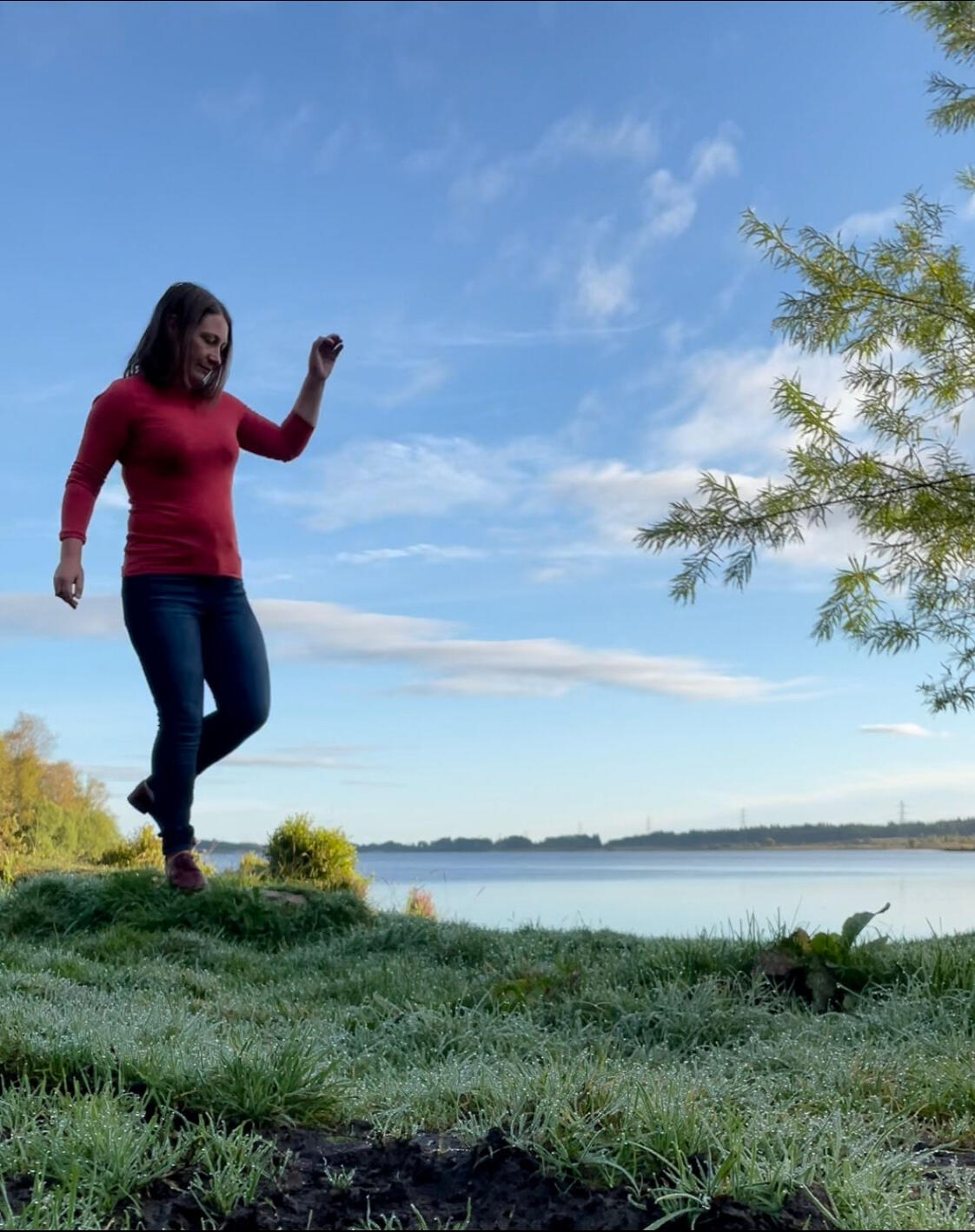 Alison Carlyle stepdancing